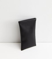 New Look Black Leather-Look Sunglasses Case